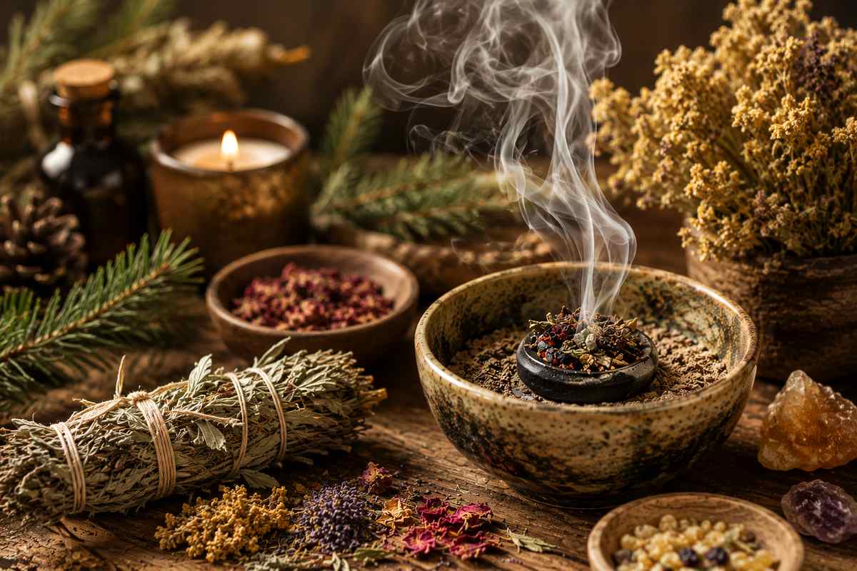 Räuchern für Anfänger – mit Kräutern und Harzen